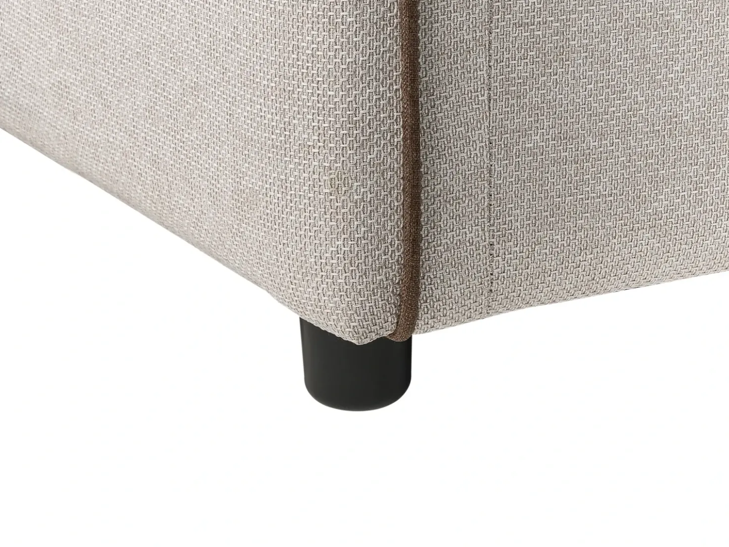 Divano letto 2 posti ISHOJ Tessuto Beige chiaro