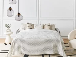Divano letto 2 posti ISHOJ Tessuto Grigio chiaro