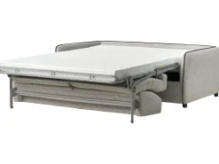 Divano letto 2 posti ISHOJ Tessuto Grigio chiaro