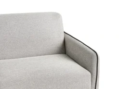 Divano letto 2 posti ISHOJ Tessuto Grigio chiaro