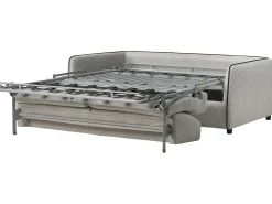 Divano letto 2 posti ISHOJ Tessuto Grigio chiaro
