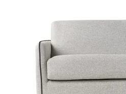 Divano letto 2 posti ISHOJ Tessuto Grigio chiaro