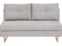 Divano letto 3 posti JERSLEV Tessuto Grigio
