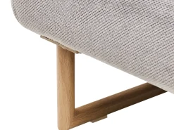 Divano letto 3 posti JERSLEV Tessuto Grigio
