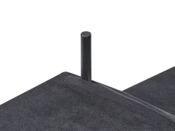 Divano letto 3 posti JERSLEV Tessuto Nero