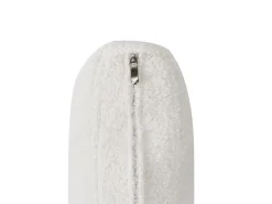 Divano letto 2 posti JERSLEV Bouclé Bianco sporco