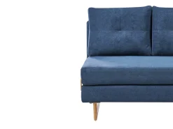 Divano letto 2 posti JERSLEV Tessuto Blu