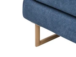 Divano letto 2 posti JERSLEV Tessuto Blu