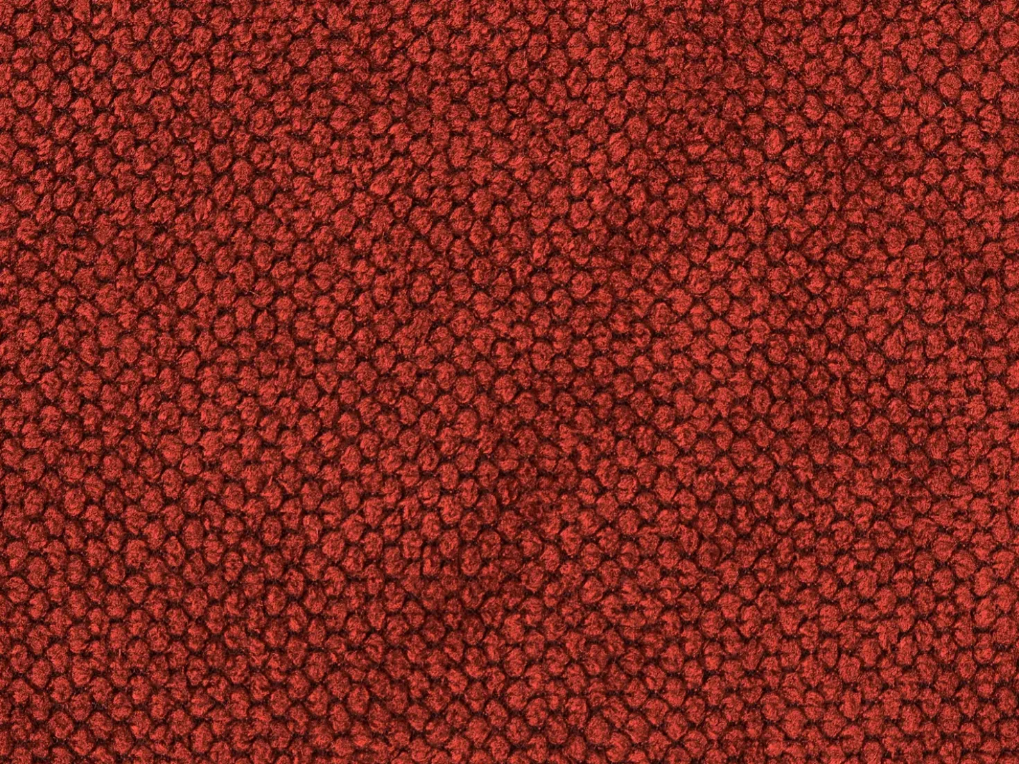 Divano letto 2 posti JERSLEV Tessuto Rosso