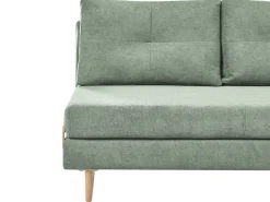 Divano letto 3 posti JERSLEV Tessuto Verde chiaro