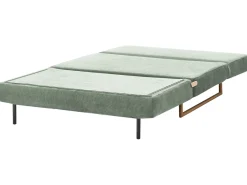 Divano letto 2 posti JERSLEV Tessuto Verde chiaro