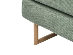 Divano letto 2 posti JERSLEV Tessuto Verde chiaro