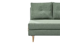 Divano letto 2 posti JERSLEV Tessuto Verde chiaro