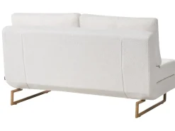 Divano letto 3 posti JERSLEV Bouclé Bianco sporco