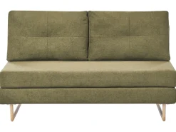 Divano letto 3 posti JERSLEV Tessuto Verde