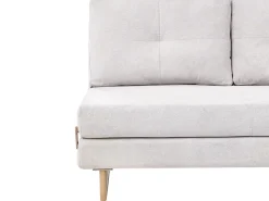 Divano letto 3 posti JERSLEV Tessuto Bianco sporco