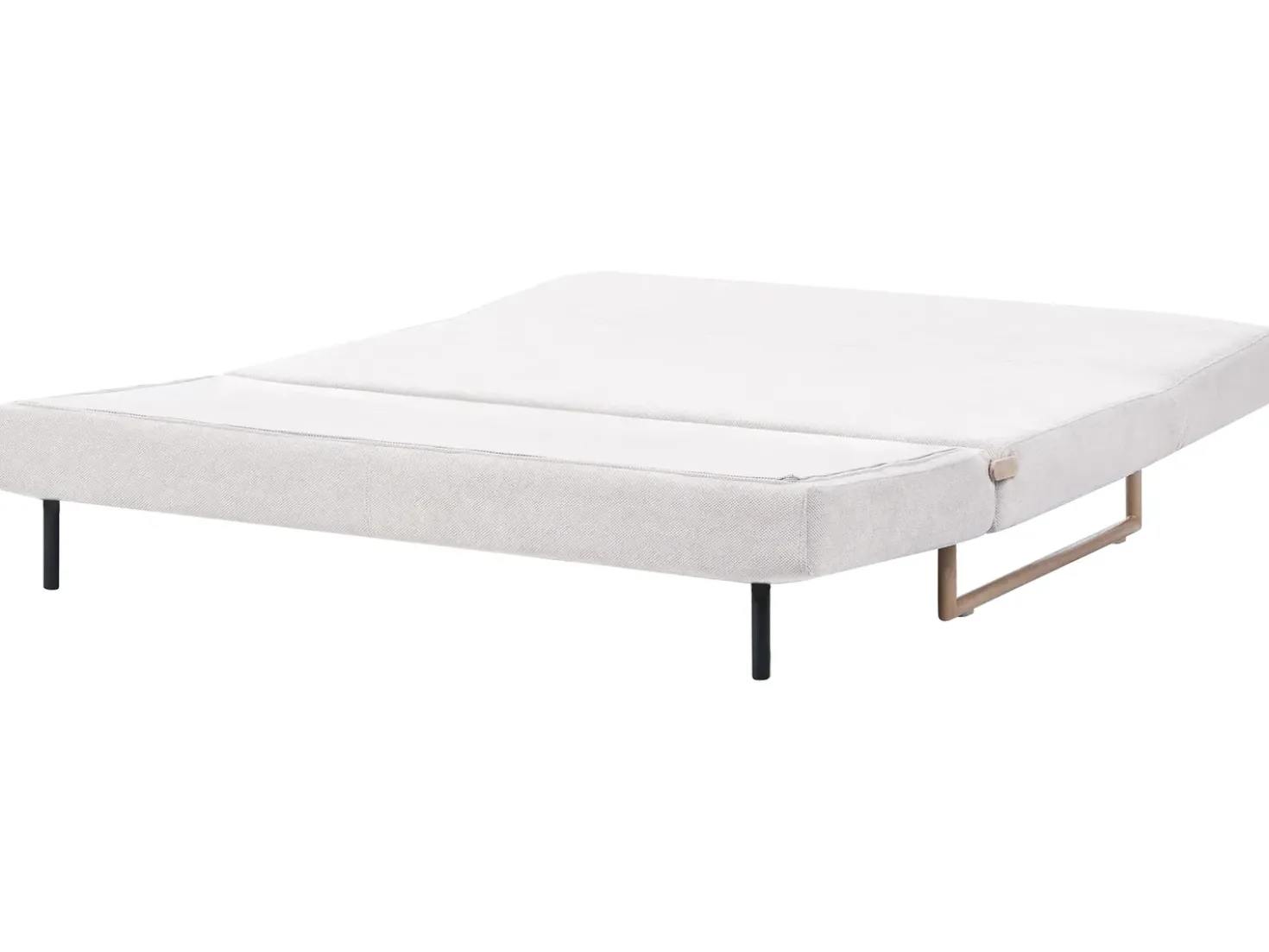 Divano letto 3 posti JERSLEV Tessuto Bianco sporco