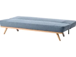 Divano letto 2 posti KALFAFEL Tessuto Blu