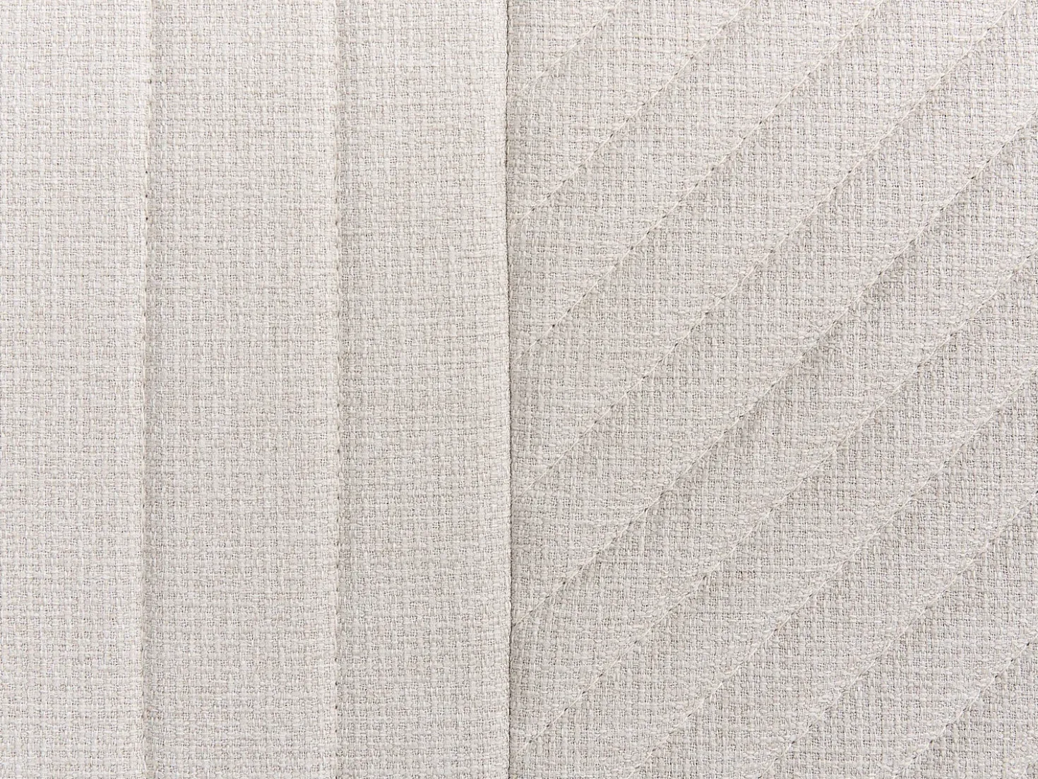 Divano letto 2 posti KALFAFEL Tessuto Beige