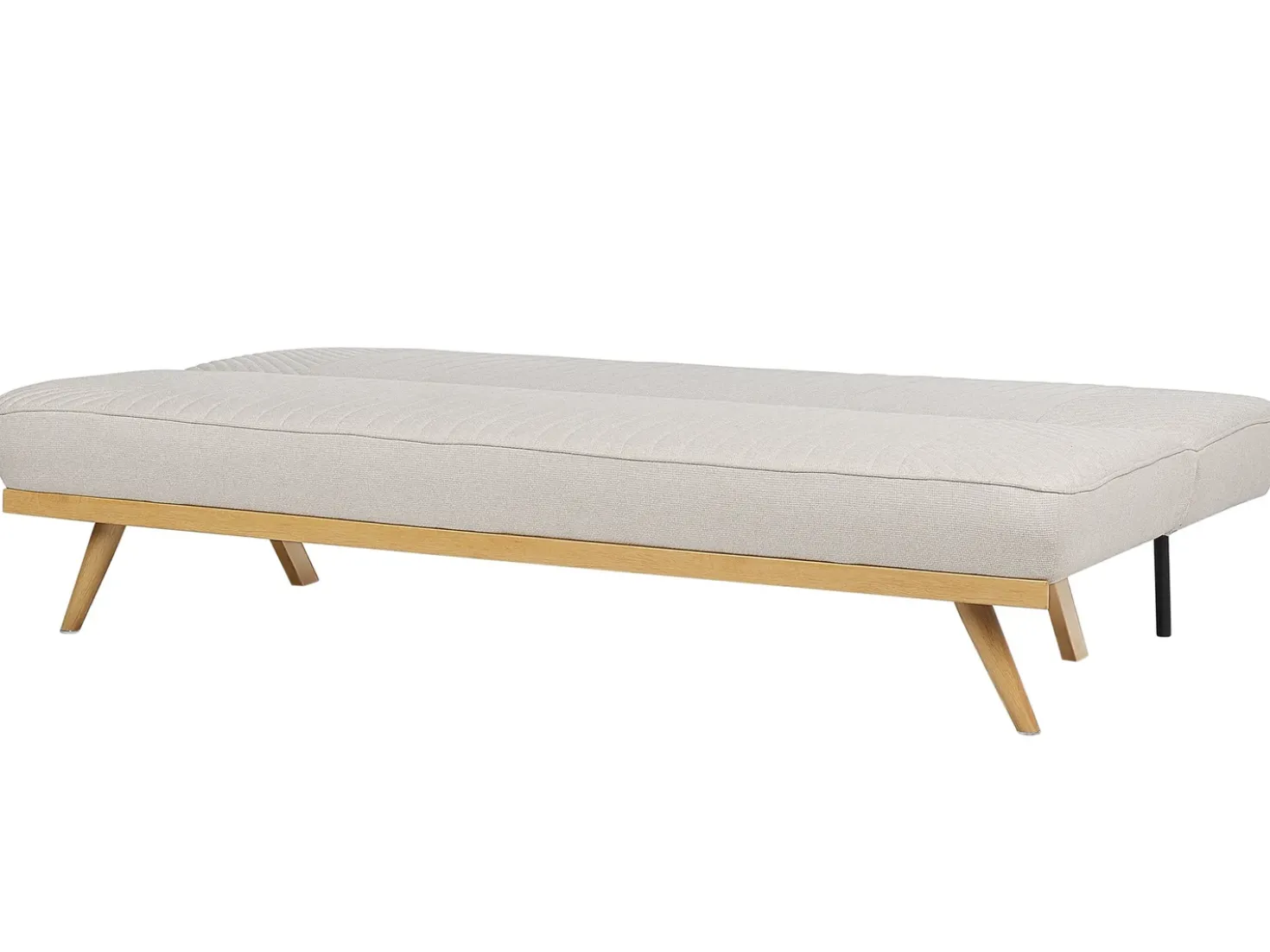 Divano letto 2 posti KALFAFEL Tessuto Beige