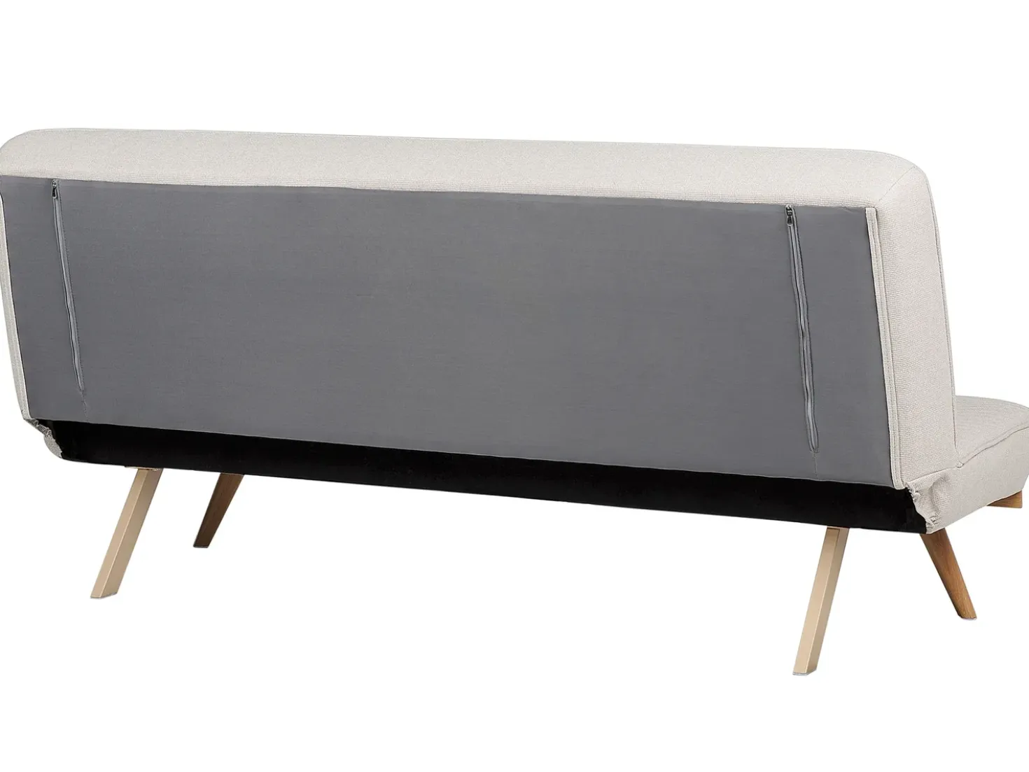 Divano letto 2 posti KALFAFEL Tessuto Beige