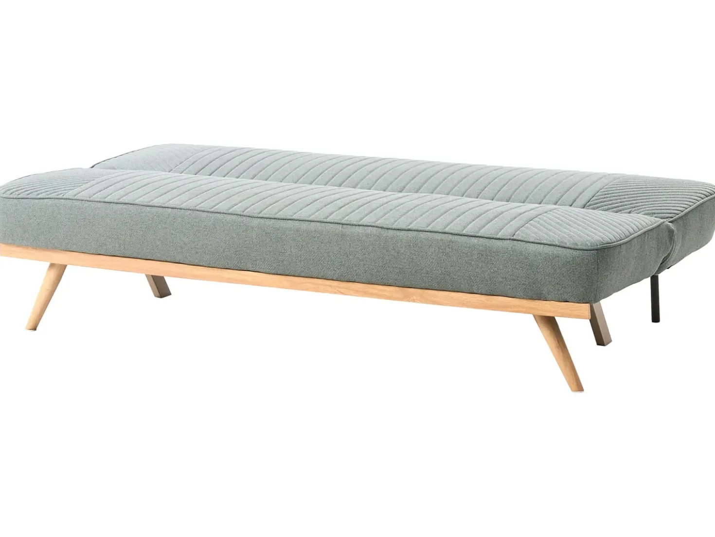 Divano letto 2 posti KALFAFEL Tessuto Verde