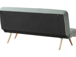 Divano letto 2 posti KALFAFEL Tessuto Verde