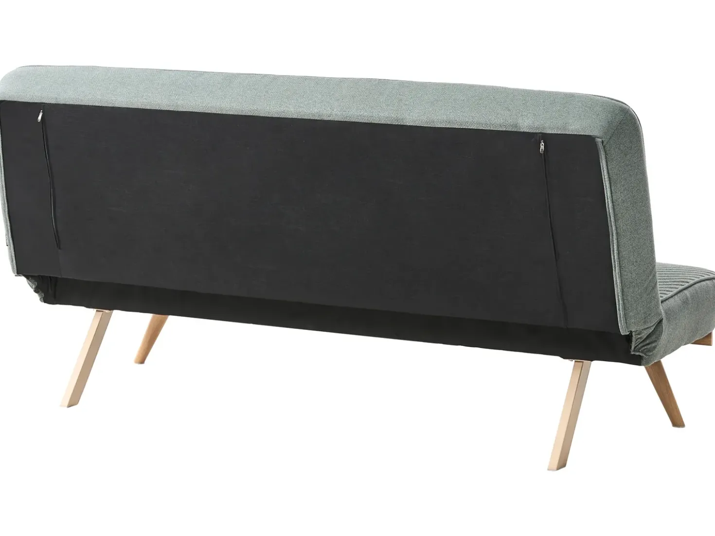 Divano letto 2 posti KALFAFEL Tessuto Verde