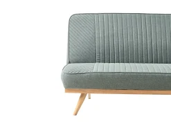 Divano letto 2 posti KALFAFEL Tessuto Verde