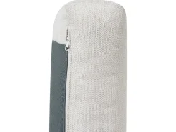 Divano letto 3 posti KARILA Tessuto Beige chiaro con contenitore Lato destro