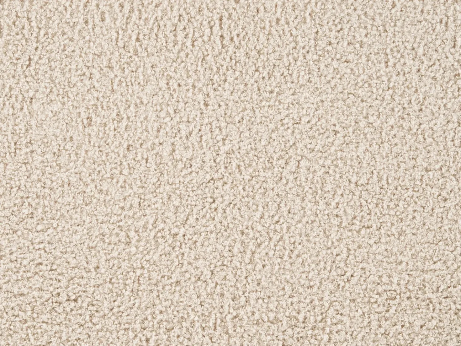 Divano letto 3 posti KVAM Bouclé Beige chiaro con contenitore