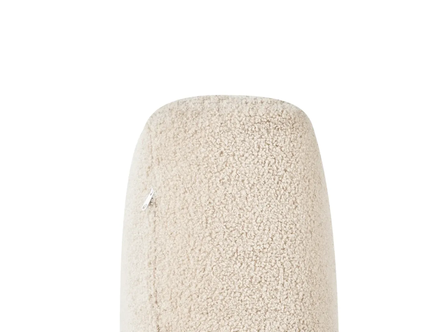 Divano letto 3 posti KVAM Bouclé Beige chiaro con contenitore