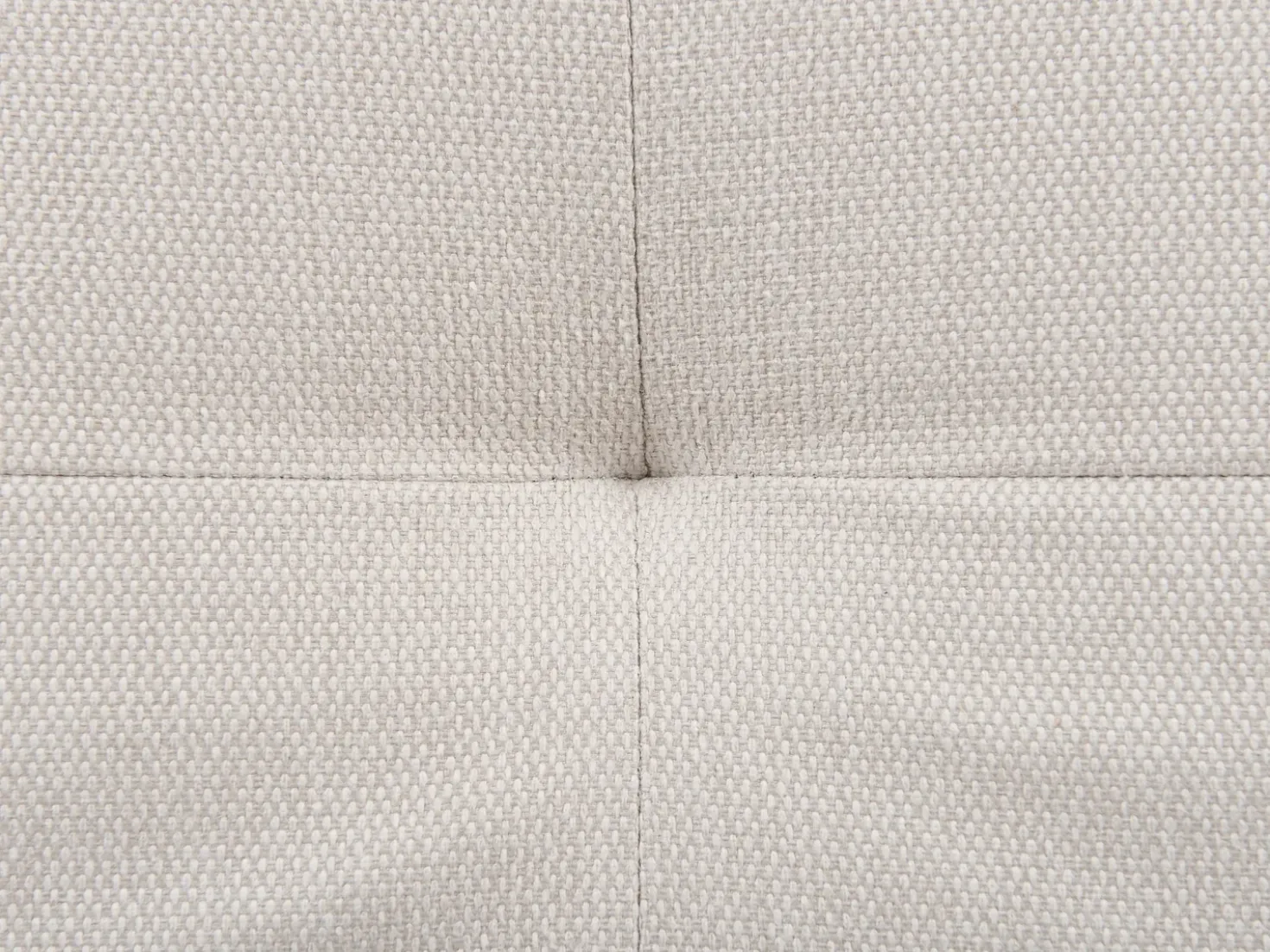 Divano letto 3 posti LEEDS Tessuto Bianco