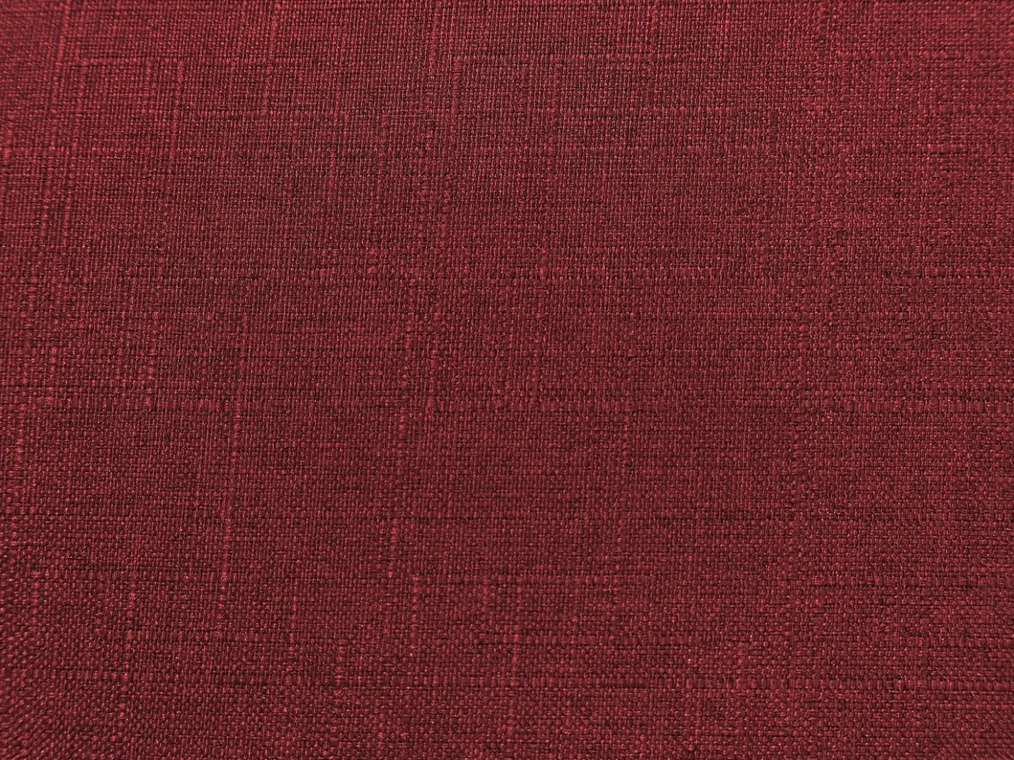 Divano letto 3 posti LUCAN Tessuto Rosso scuro