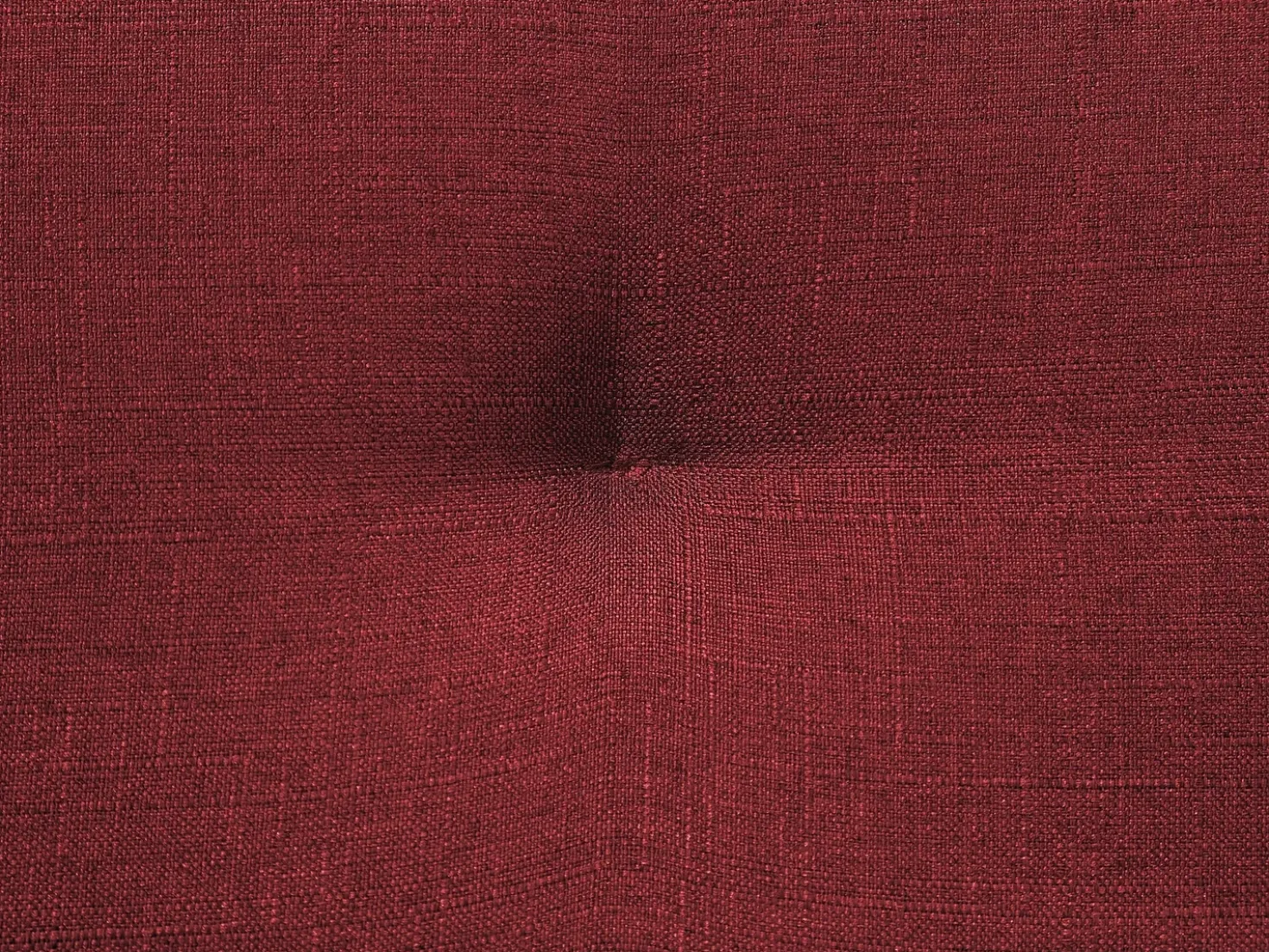 Divano letto 3 posti LUCAN Tessuto Rosso scuro