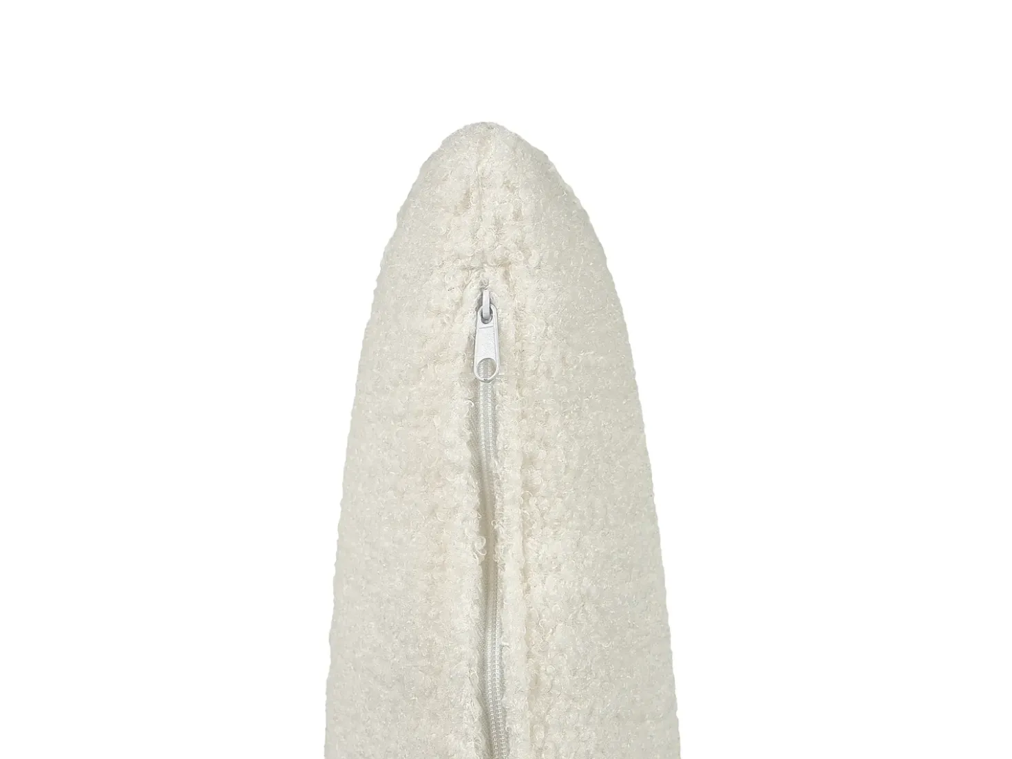 Divano letto 3 posti LUCAN Bouclé Bianco sporco