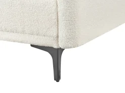 Divano letto 3 posti LUCAN Bouclé Bianco sporco