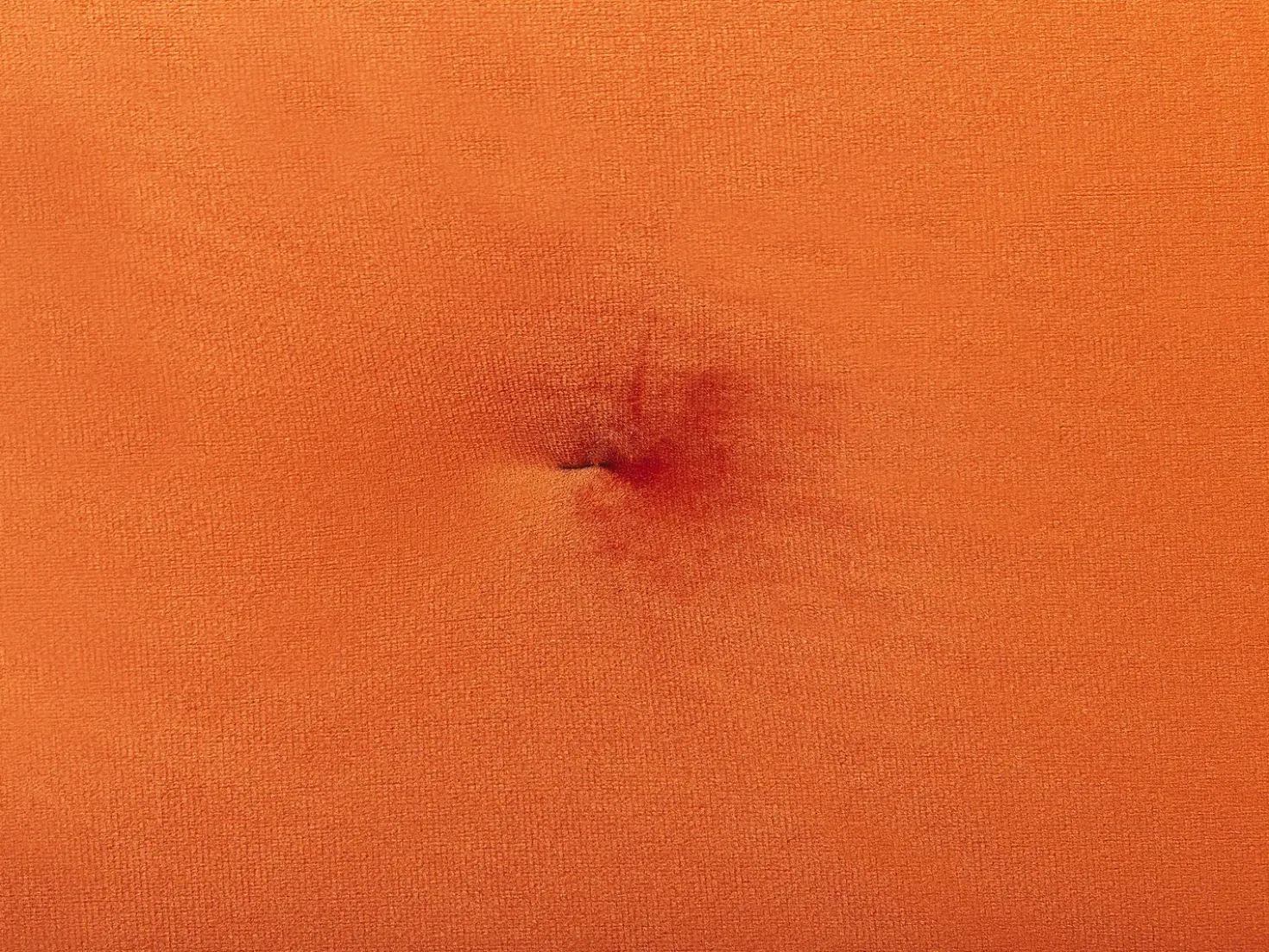 Divano letto 3 posti LUCAN Velluto Arancione