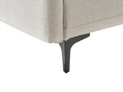 Divano letto 3 posti LUCAN Tessuto Beige chiaro