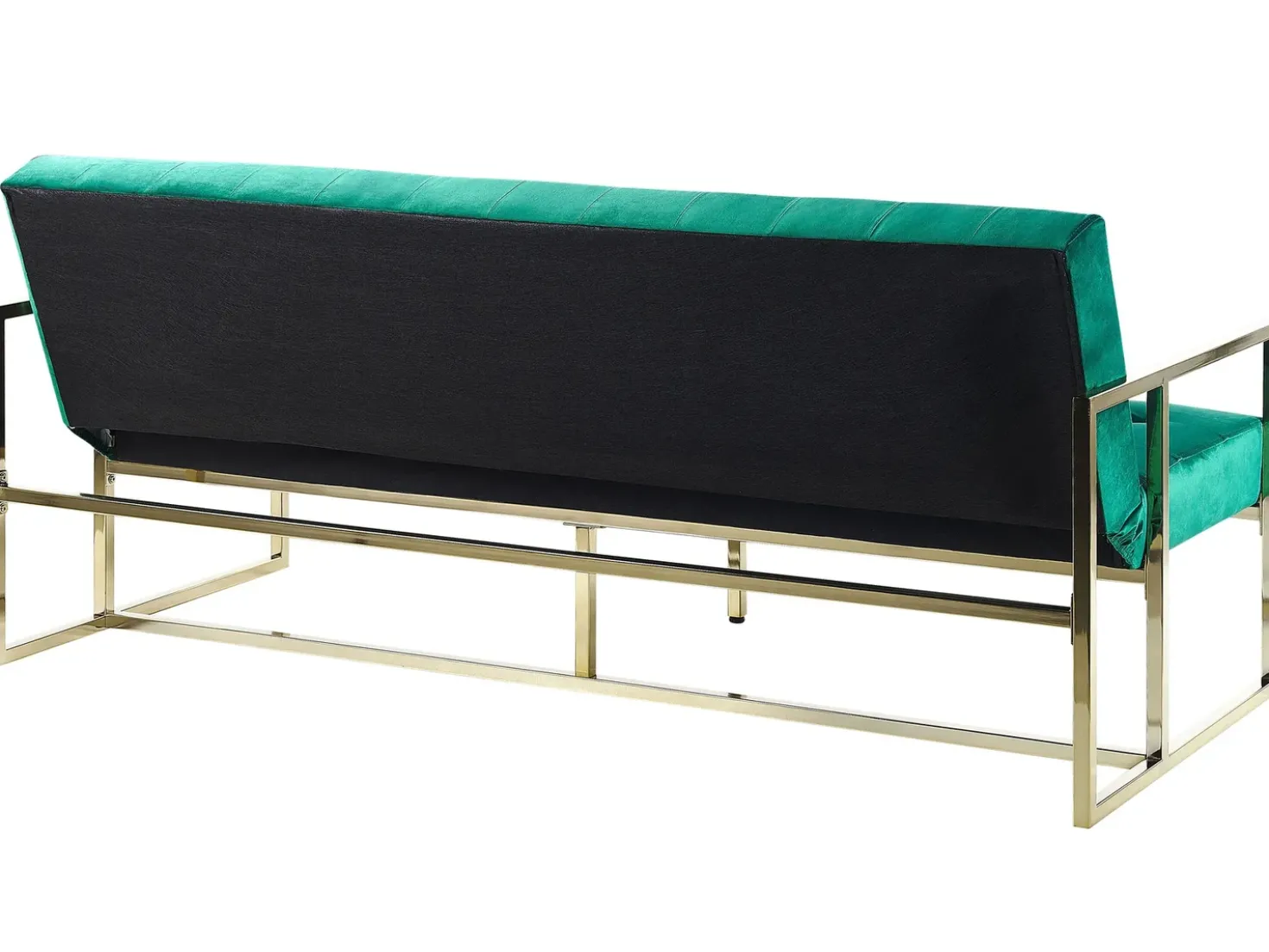 Divano letto 3 posti MARSTAL Velluto Verde smeraldo