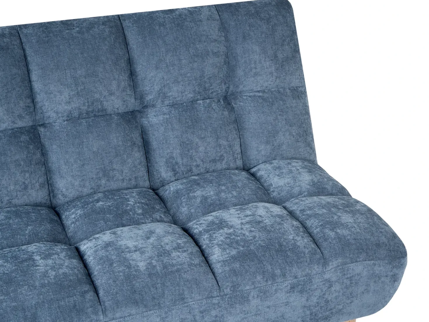 Divano letto 2 posti RISOR Tessuto Blu
