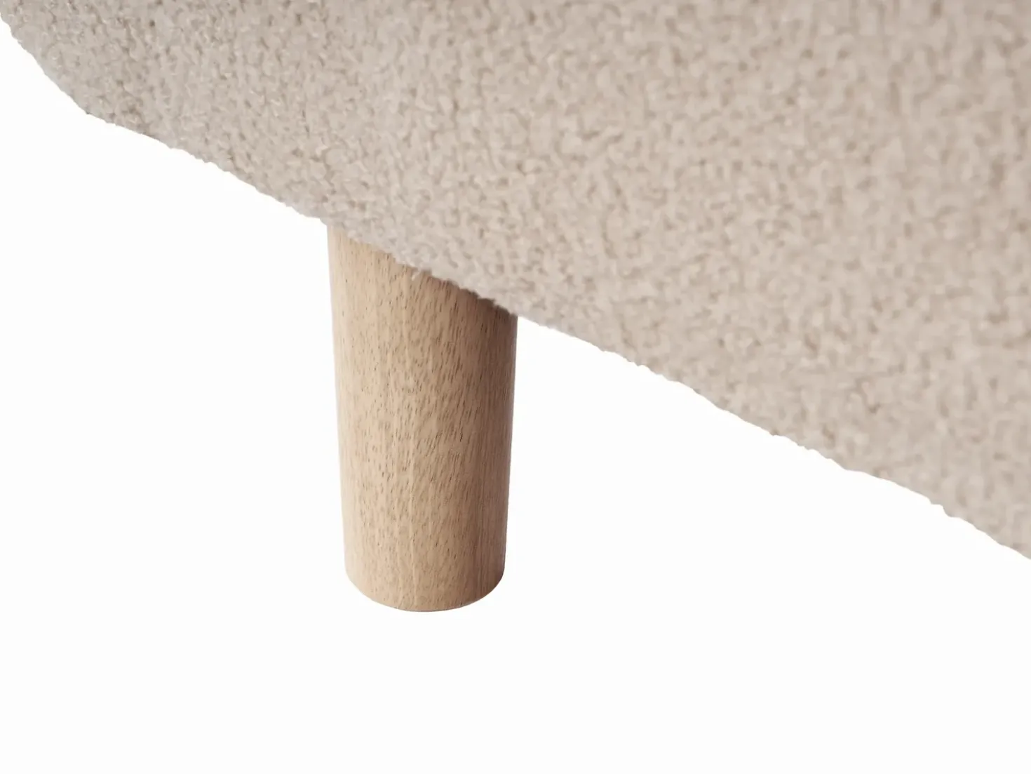 Divano letto 2 posti RISOR Bouclé Beige