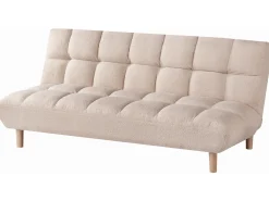 Divano letto 2 posti RISOR Bouclé Beige