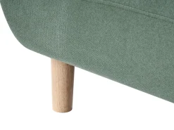 Divano letto 2 posti RISOR Tessuto Verde chiaro