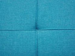 Divano letto 3 posti RONNE Tessuto Turchese