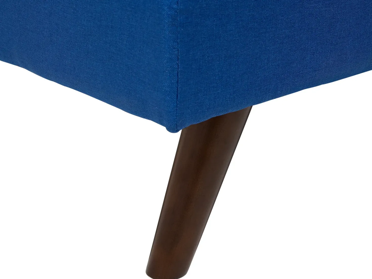 Divano letto 3 posti RONNE Tessuto Blu marino