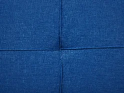 Divano letto 3 posti RONNE Tessuto Blu marino