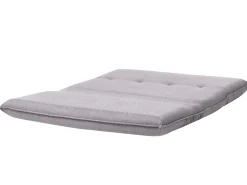 Divano letto 2 posti ROROS Lino sintetico Grigio scuro
