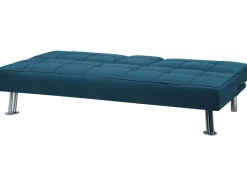 Divano letto 3 posti ROXEN Tessuto Blu