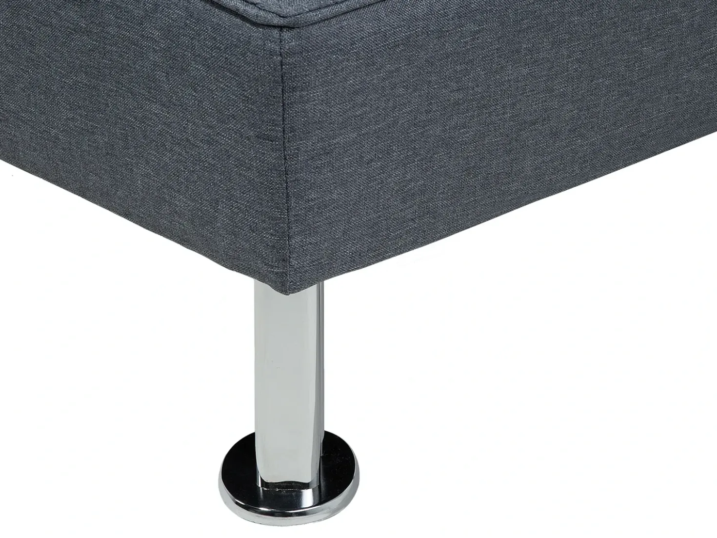 Divano letto 3 posti ROXEN Tessuto Grigio scuro
